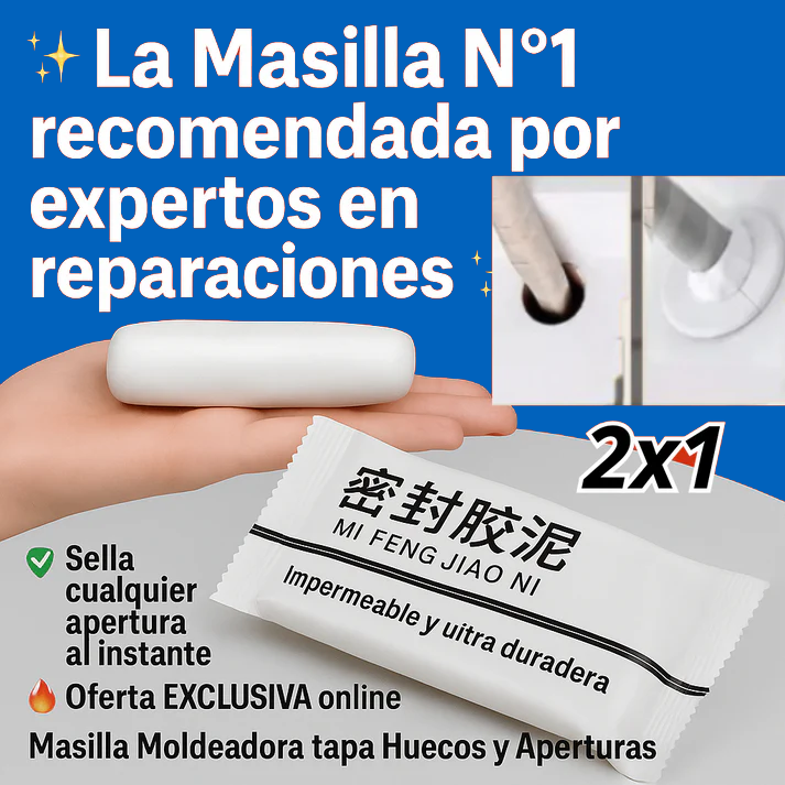 Masilla Selladora Multiusos – Repara y protege tu hogar en minutos 2x1