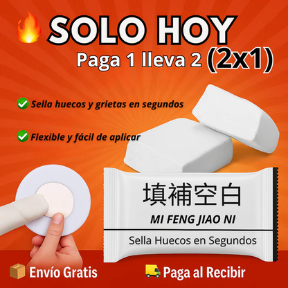 Masilla Selladora Multiusos – Repara y protege tu hogar en minutos 2x1